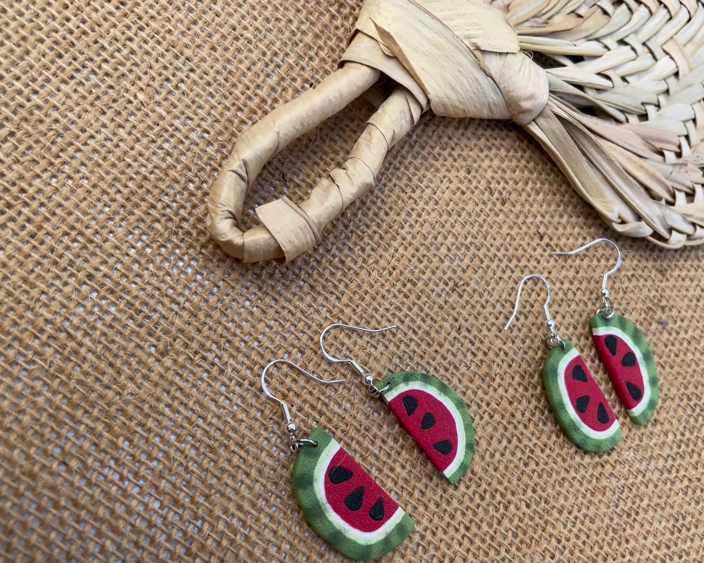 Watermelon Earrings