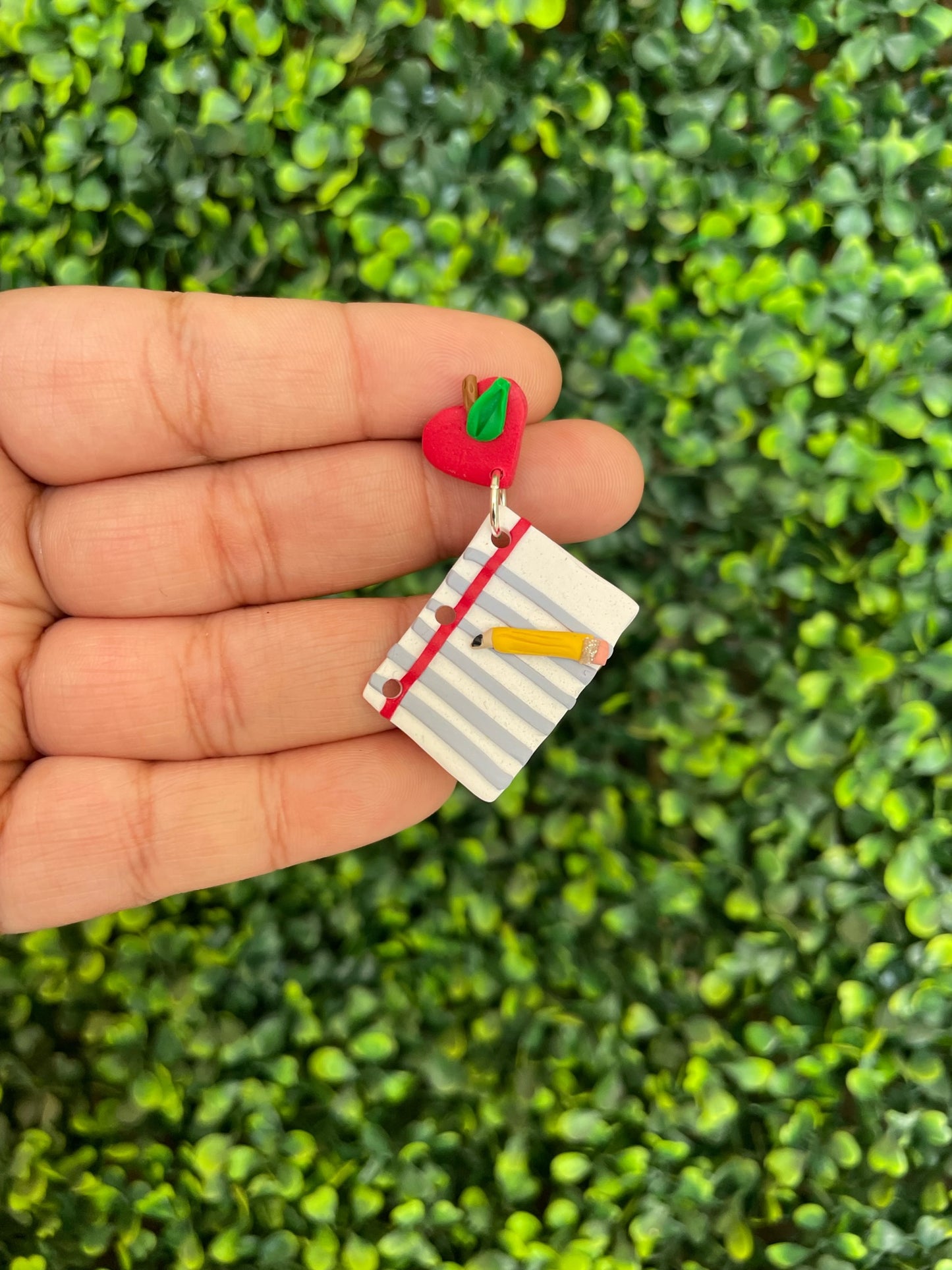 Notebook Paper Earrings