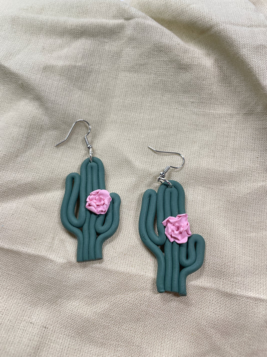 Large cactus pink flower dangles