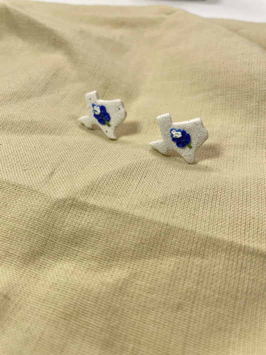 Blue bonnet Texas studs