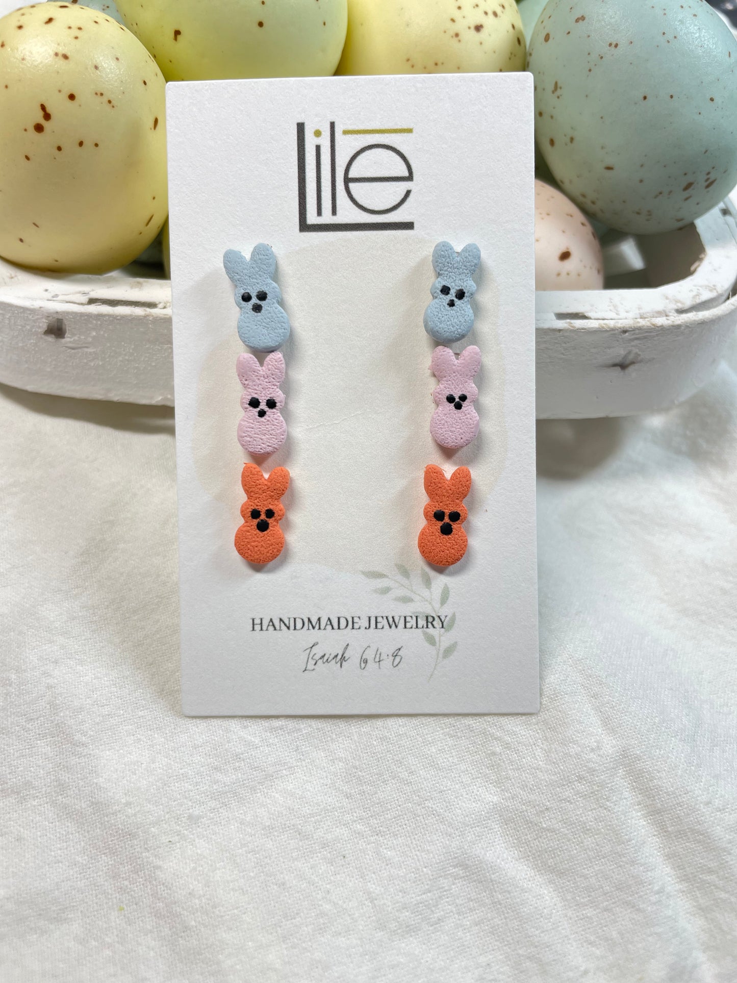 Peep bunny stud pack