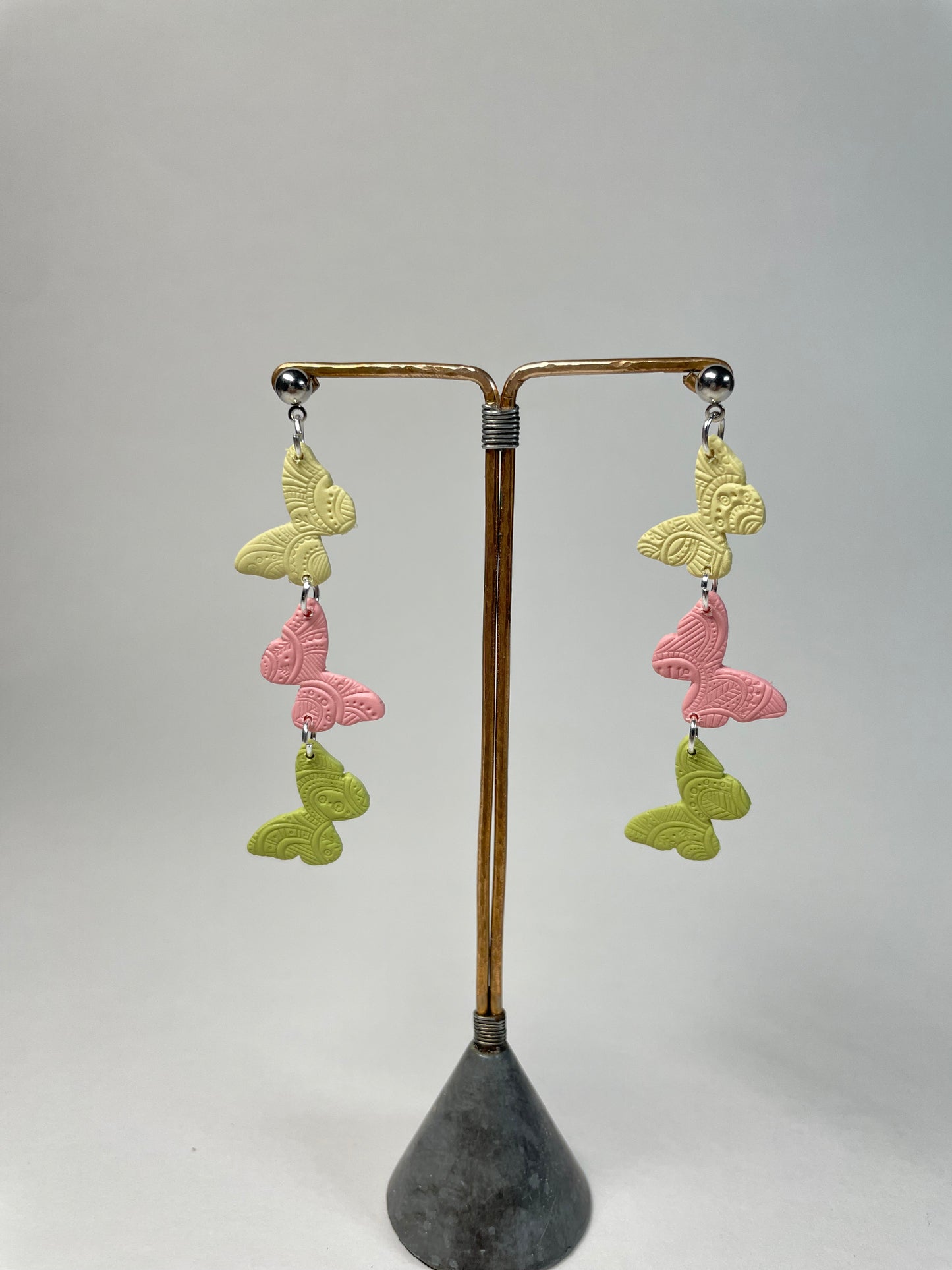 Spring butterfly dangles